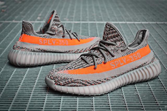 Adidas Yeezy 350 Boost v2 Unisex Grey/Orange