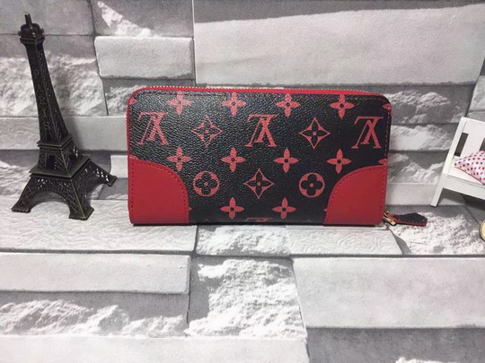 Louis Vuitton Wallet 60974 Red size 19*10.5cm