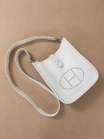 Hermes Bag Evelyne White