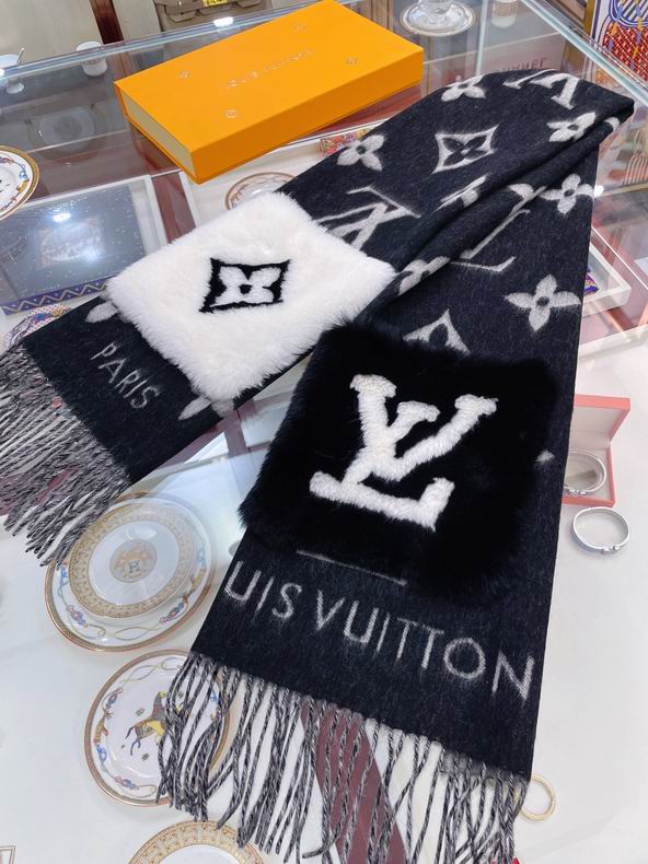 Louis Vuitton MONOGRAM 2022-23FW Vivienne scarf (M77129, M77973)