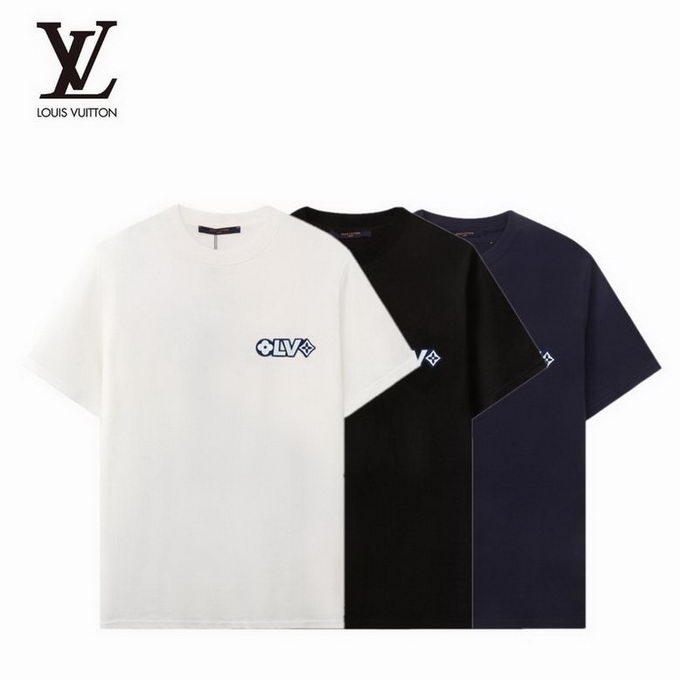 Lv t-shirts sleeved for unisex l9gb0043 in 2023