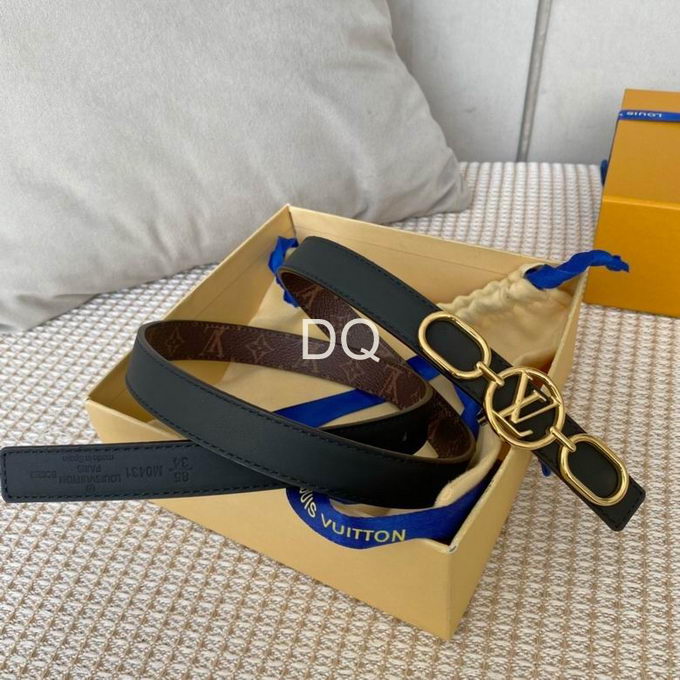 Cloth belt Louis Vuitton White size Not specified International in Cloth -  25093088
