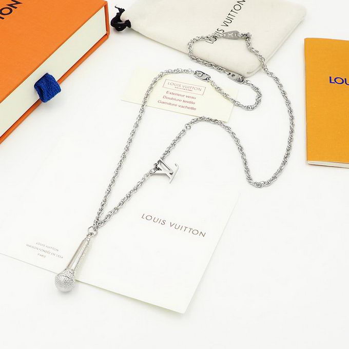Louis Vuitton Lv Sound Microphone Necklace