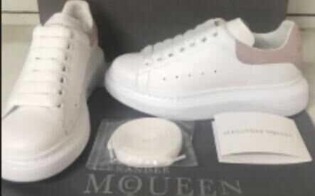 Alexander McQueen Shoes Unisex White/Grey